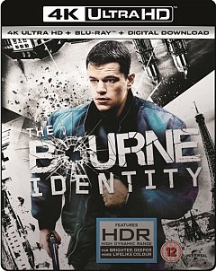 The Bourne Identity 2002 Blu-ray / 4K Ultra HD + Blu-ray