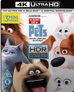 The Secret Life of Pets 2016 Blu-ray / 4K Ultra HD + Blu-ray