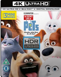 The Secret Life of Pets 2016 Blu-ray / 4K Ultra HD + Blu-ray + Digital Download - Volume.ro