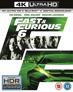 Fast & Furious 6 2013 Blu-ray / 4K Ultra HD + Blu-ray