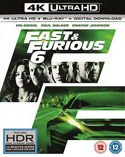Fast & Furious 6 2013 Blu-ray / 4K Ultra HD + Blu-ray + Digital Download - Volume.ro
