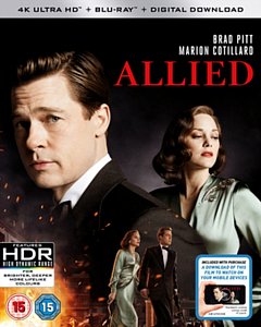 Allied 2016 Blu-ray / 4K Ultra HD + Blu-ray + Digital Download