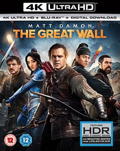 The Great Wall 2016 Blu-ray / 4K Ultra HD + Blu-ray