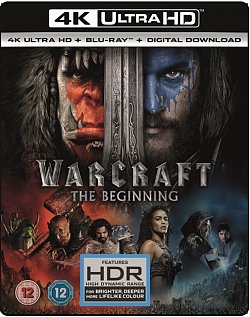 Warcraft: The Beginning 2016 Blu-ray / 4K Ultra HD + Blu-ray + Digital Download (Red Tag) - Volume.ro