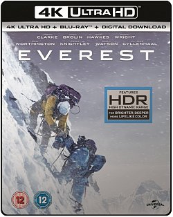 Everest 2015 Blu-ray / 4K Ultra HD + Blu-ray + Digital Download (Red Tag) - Volume.ro