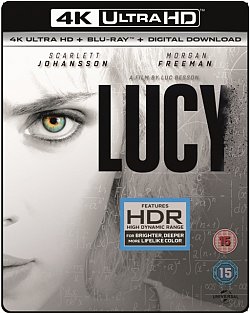 Lucy 2014 Blu-ray / 4K Ultra HD + Blu-ray + Digital Download (Red Tag) - Volume.ro