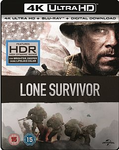 Lone Survivor 2014 Blu-ray / 4K Ultra HD + Blu-ray + Digital Download (Red Tag)