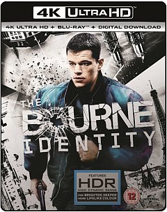 The Bourne Identity 2002 Blu-ray / 4K Ultra HD + Blu-ray