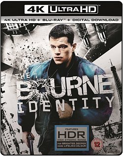 The Bourne Identity 2002 Blu-ray / 4K Ultra HD + Blu-ray - Volume.ro