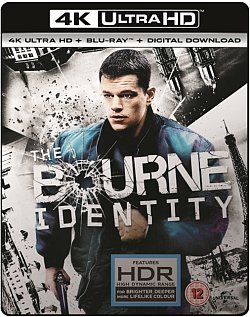 The Bourne Identity 2002 Blu-ray / 4K Ultra HD + Blu-ray - Volume.ro