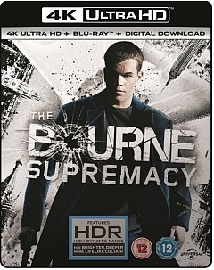 The Bourne Supremacy 2004 Blu-ray / 4K Ultra HD + Blu-ray + Digital Download (Red Tag)