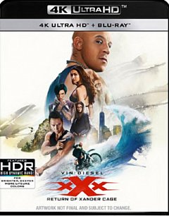xXx - The Return of Xander Cage 2017 Blu-ray / 4K Ultra HD + Blu-ray + Digital Download