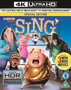 Sing 2016 Blu-ray / 4K Ultra HD + Blu-ray + Digital Download - Volume.ro