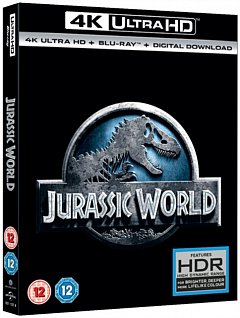 Jurassic World 2015 Blu-ray / 4K Ultra HD + Blu-ray + Digital Download