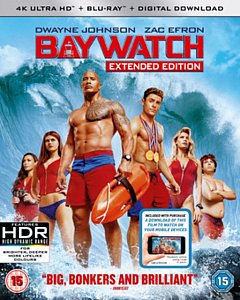 Baywatch 2017 Blu-ray / 4K Ultra HD + Blu-ray + Digital Download