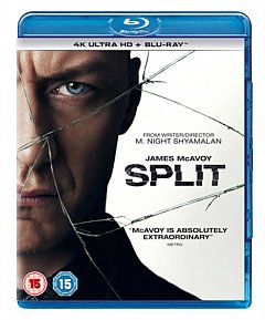 Split 2016 Blu-ray / 4K Ultra HD + Blu-ray