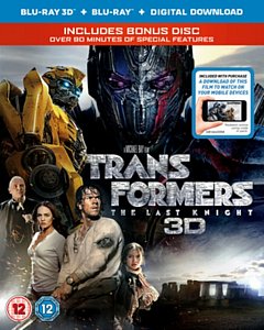 Transformers - The Last Knight 2017 Blu-ray / 3D Edition with 2D Edition + Digital Download