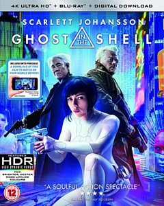 Ghost in the Shell 2017 Blu-ray / 4K Ultra HD + Blu-ray + Digital Download