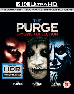 The Purge: 3-movie Collection 2016 Blu-ray / 4K Ultra HD + Blu-ray + Digital Download