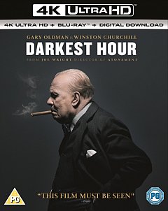 Darkest Hour 2017 Blu-ray / 4K Ultra HD + Blu-ray + Digital Download
