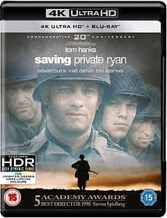 Saving Private Ryan 1998 Blu-ray / 4K Ultra HD + Blu-ray