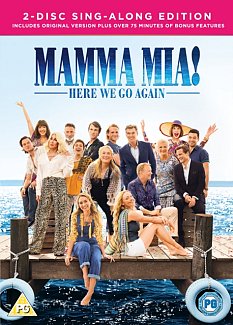Mamma Mia! Here We Go Again 2018 DVD (Sing-Along Edition)