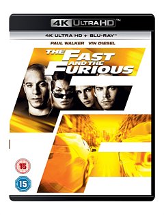 The Fast and the Furious 2001 Blu-ray / 4K Ultra HD + Blu-ray