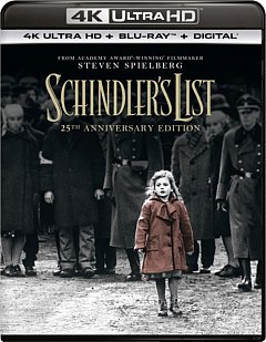 Schindler's List 1993 Blu-ray / 4K Ultra HD + Blu-ray (25th Anniversary Edition)