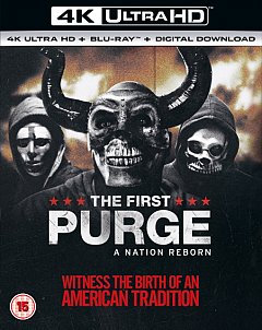 The First Purge 2018 Blu-ray / 4K Ultra HD + Blu-ray + Digital Download