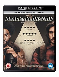 BlackkKlansman 2018 Blu-ray / 4K with Blu-ray