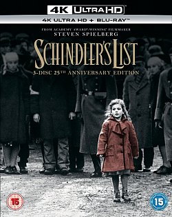 Schindler's List 1993 Blu-ray / 4K Ultra HD + Blu-ray (25th Anniversary Edition) - Volume.ro