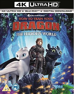 How to Train Your Dragon - The Hidden World 2019 Blu-ray / 4K Ultra HD + Blu-ray + Digital Download