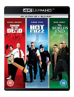 Shaun of the Dead/Hot Fuzz/The World's End 2013 Blu-ray / 4K Ultra HD Boxset - Volume.ro