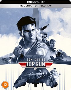 Top Gun 1986 Blu-ray / 4K Ultra HD + Blu-ray (Steelbook) - Volume.ro