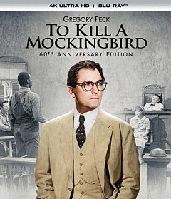 To Kill a Mockingbird 1962 Blu-ray / 4K Ultra HD + Blu-ray (60th Anniversary)