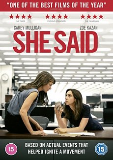 She Said 2022 DVD