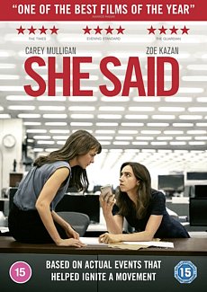She Said 2022 DVD