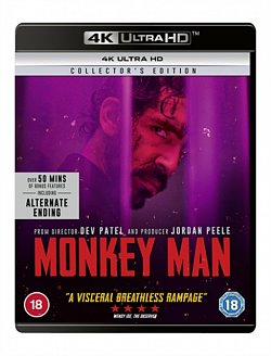 Monkey Man 2024 Blu-ray / 4K Ultra HD - Volume.ro