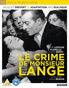 Le Crime de Monsieur Lange 1936 DVD