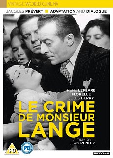 Le Crime de Monsieur Lange 1936 Blu-ray