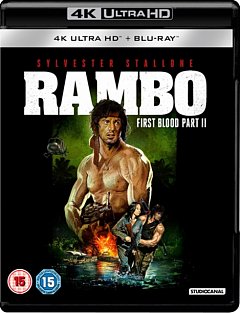 Rambo - First Blood: Part II 1985 Blu-ray / 4K Ultra HD + Blu-ray