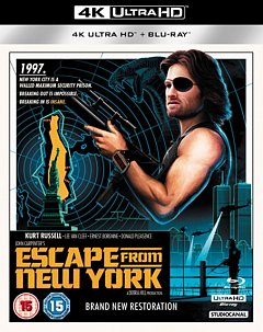 Escape from New York 1981 Blu-ray / 4K Ultra HD + Blu-ray (Boxset)