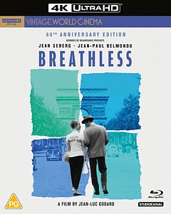 Breathless 1960 Blu-ray / 4K Ultra HD + Blu-ray (60th Anniversary)