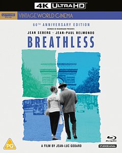 Breathless 1960 Blu-ray / 4K Ultra HD + Blu-ray (60th Anniversary)