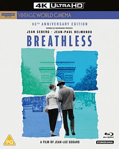 Breathless 1960 Blu-ray / 4K Ultra HD + Blu-ray (60th Anniversary)