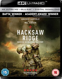 Hacksaw Ridge 2016 Blu-ray / 4K Ultra HD + Blu-ray + Digital Download - Volume.ro
