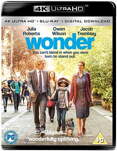 Wonder 2017 Blu-ray / 4K Ultra HD + Blu-ray + Digital Download