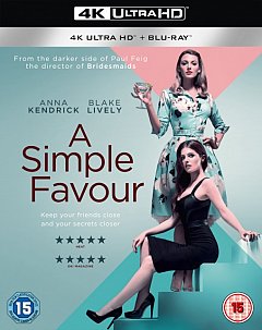 A   Simple Favour 2018 Blu-ray / 4K Ultra HD + Blu-ray