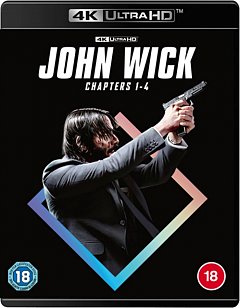 John Wick: Chapters 1-4 2023 Blu-ray / 4K Ultra HD (Box Set)