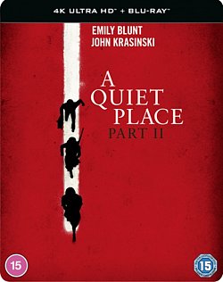 A   Quiet Place: Part II 2020 Blu-ray / 4K Ultra HD + Blu-ray (Steelbook) - Volume.ro
